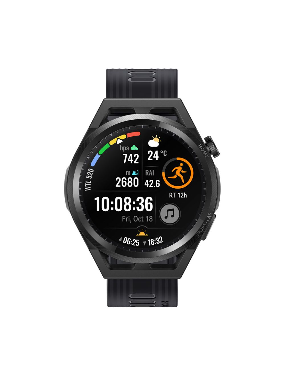 HUAWEI WATCH GT Runner 46mm Silicone Wristband Black