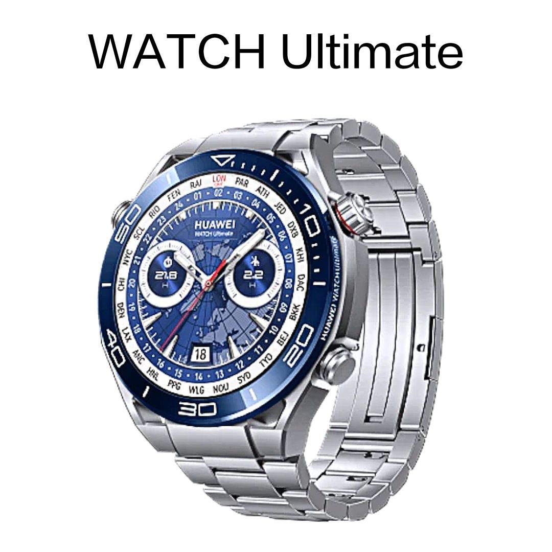 HUAWEI Watch Ultimate with 1.5″ LTPO AMOLED display, 100m water resistance,  satellite messaging support announced